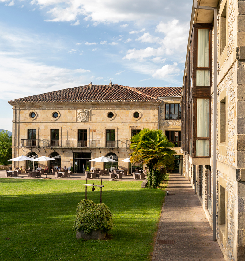 Exterior del Parador de Argómaniz (Álava)