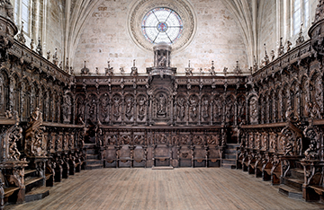 La maravillosa Sillería del Coro de la iglesia