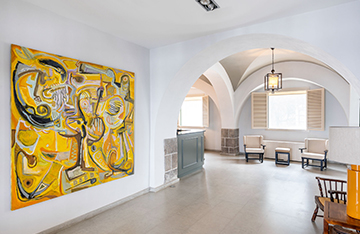 La obra de Carlos Montoya enriquece el interior del Parador de Cruz de Tejeda