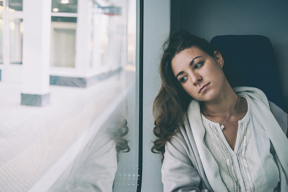 La chica que lloraba en un tren