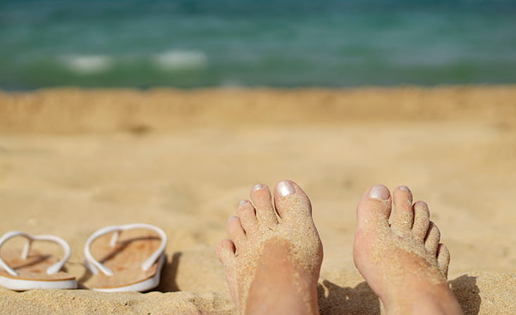 Nuestros pies en verano